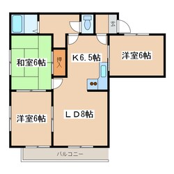 アビタシオンリビエールの物件間取画像